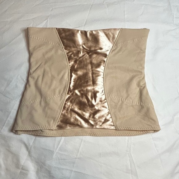 Maidenform Shapewear Waist Cincher Tummy Firm Control Body Shaper Beige L/G - Picture 1 of 8